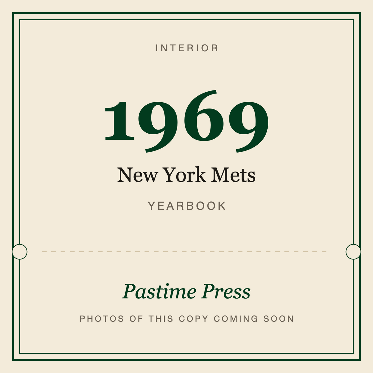 1969 New York Mets Yearbook, interior