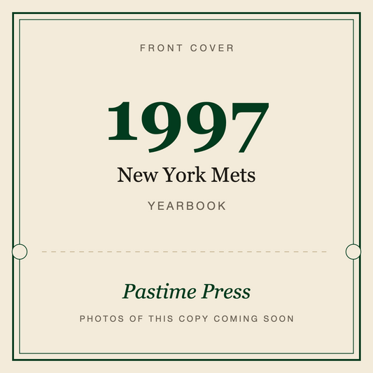 1997 New York Mets Yearbook, front cover