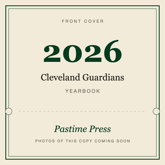 2026 Cleveland Guardians Yearbook, front cover