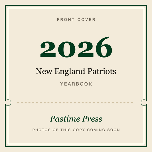 2026 New England Patriots Yearbook, front cover